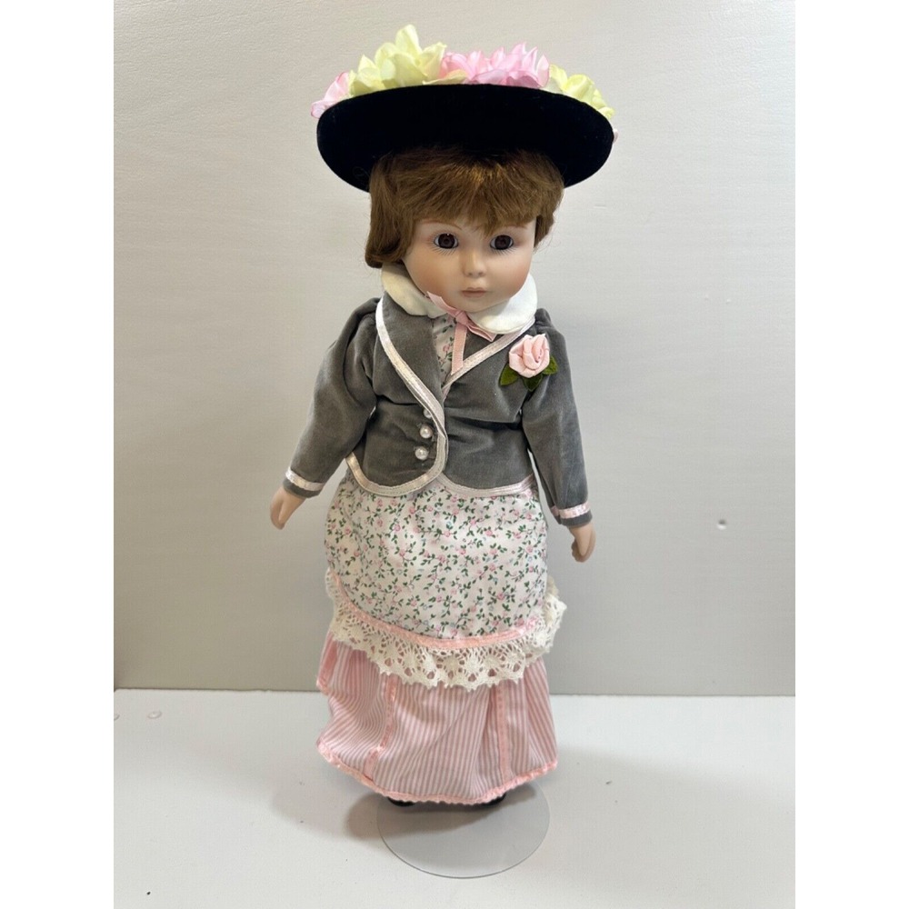 NOS Gorham Fondest Memories Musical Porcelain 16" Doll "Eliza Doolittle" (Video)